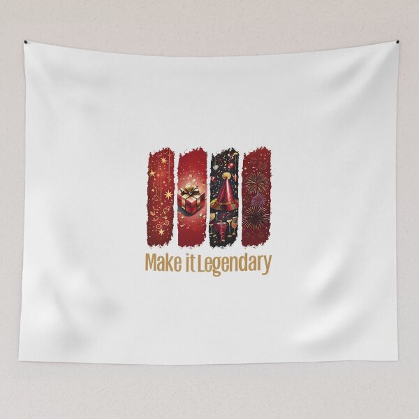 Item preview, Make It Legendary – New Year 2026 Minimalist Quote designed and sold by GoxyVision.