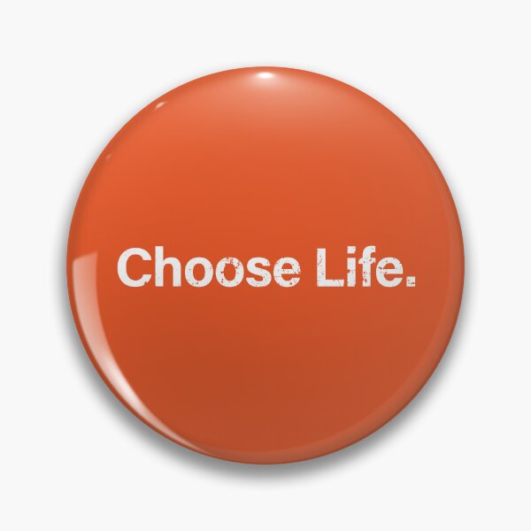 Item preview, Choose Life. Trainspotting - Square - Orange designed and sold by unrealindeed.