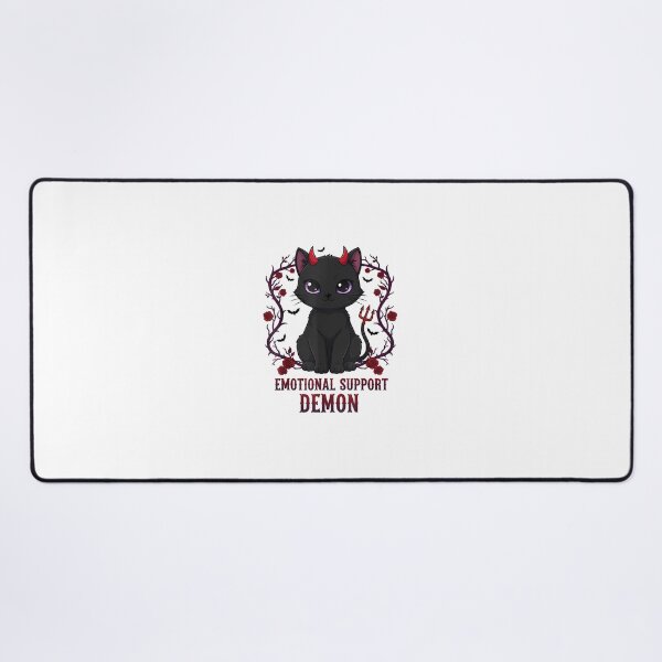 Item preview, Emotional Support Demon Cat Dark Cute Gothic designed and sold by GizmoDesign.