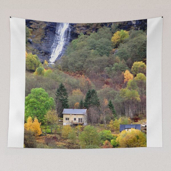 Item preview, Waterfall Flamsdalen Valley Flam Norway Scandinavia designed and sold by AndyEvansPhotos.