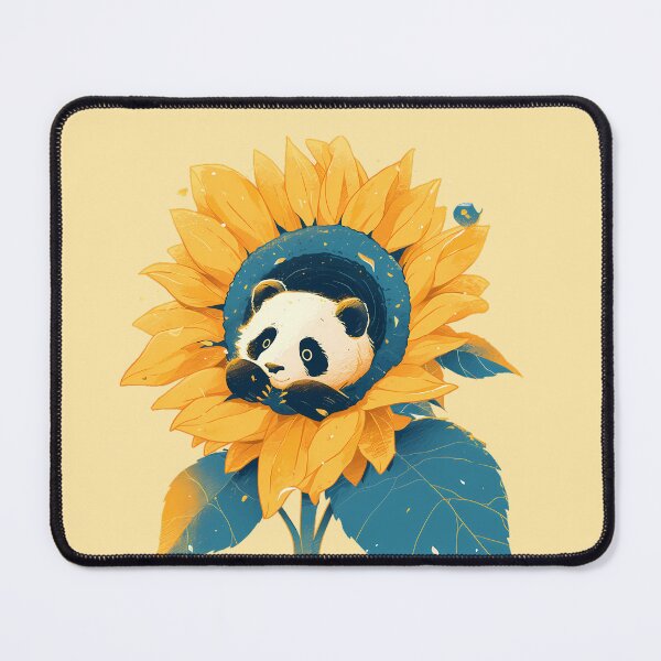 Item preview, Panda Bear and Sunflower designed and sold by WoollenLlama.