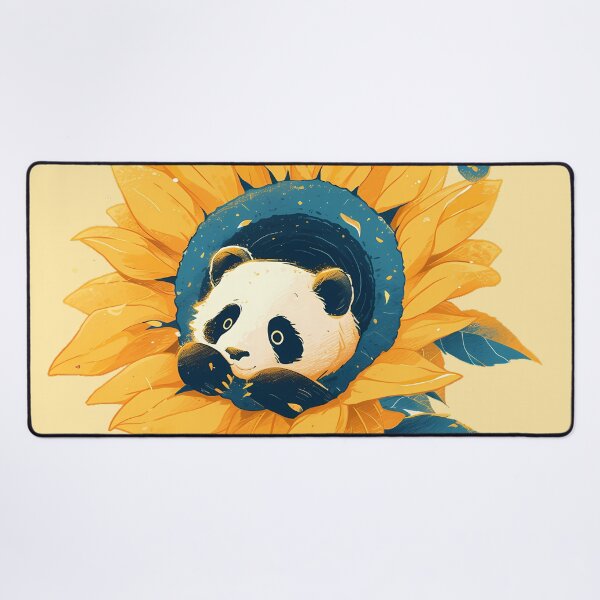 Item preview, Panda Bear and Sunflower designed and sold by WoollenLlama.