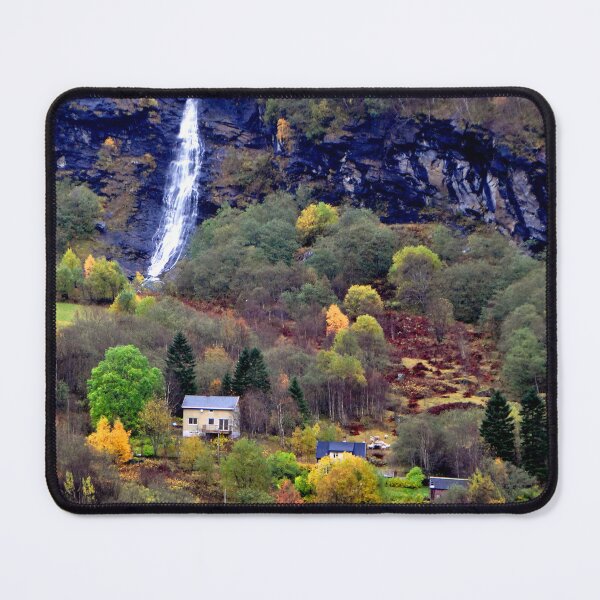 Item preview, Waterfall Flamsdalen Valley Flam Norway Scandinavia designed and sold by AndyEvansPhotos.