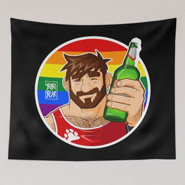 Item preview, ADAM LIKES BEER - GAY PRIDE EDITION designed and sold by bobobear.