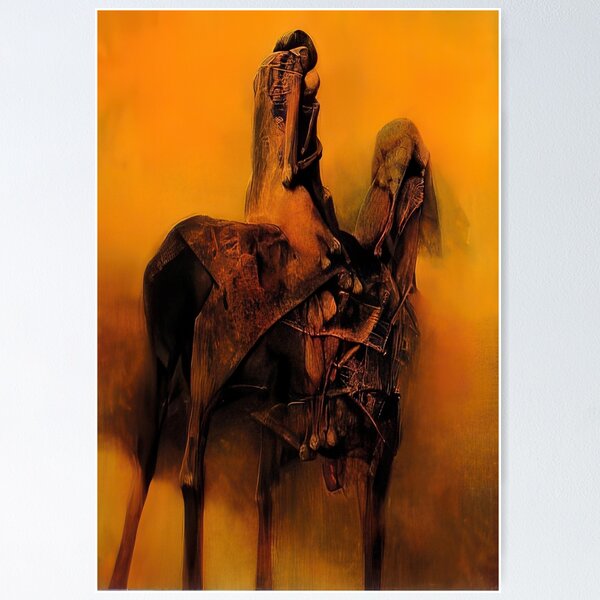 Item preview, Untitled On The Horse By Zdzislaw Beksinski designed and sold by DSGIJUF.