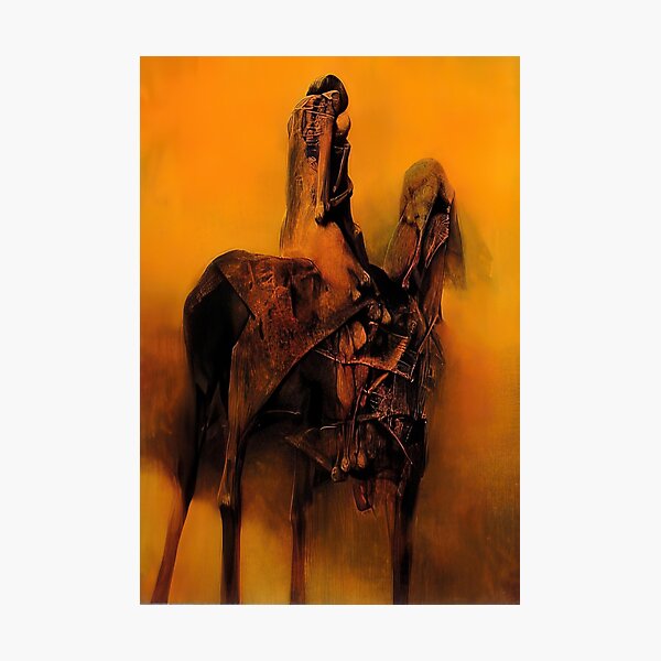 Item preview, Untitled On The Horse By Zdzislaw Beksinski designed and sold by DSGIJUF.