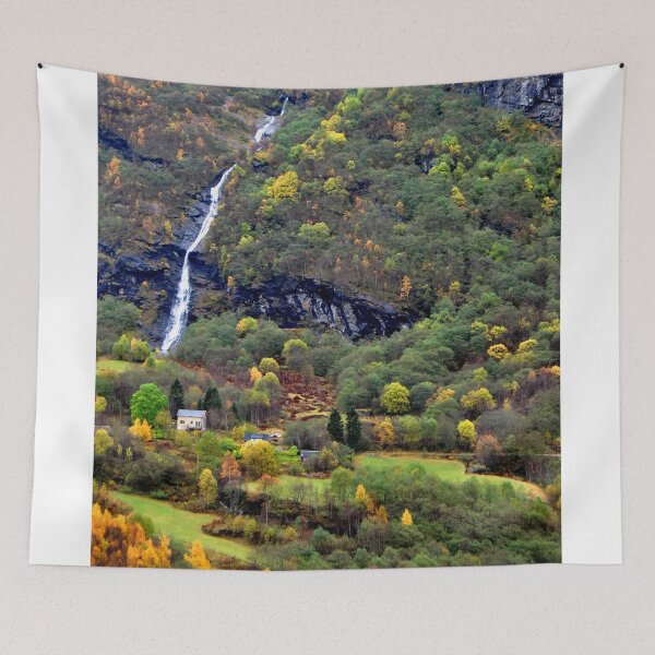 Item preview, Waterfall Flamsdalen Valley Flam Norway Scandinavia designed and sold by AndyEvansPhotos.