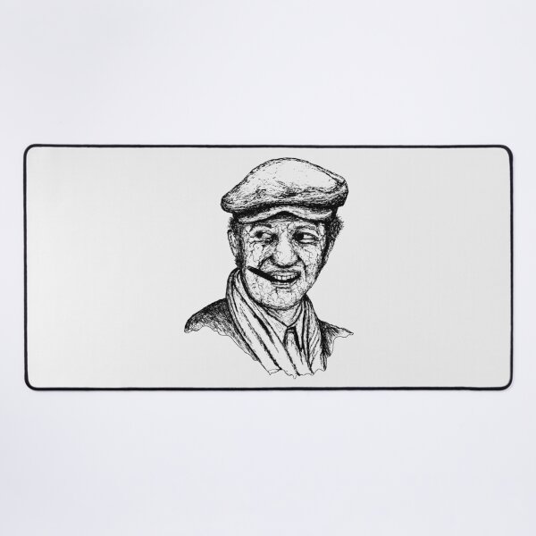 Item preview, Jean-Paul Belmondo Portrait - Vintage Gangster Movie Ink Drawing designed and sold by surmind.