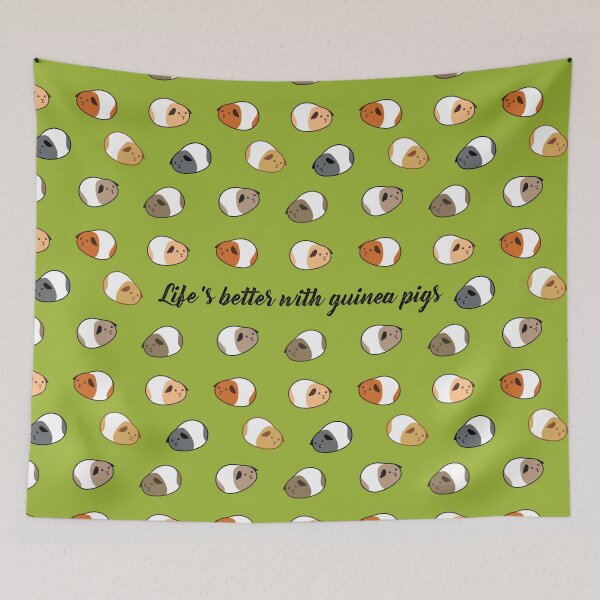 Item preview, Life's better with guinea pigs designed and sold by RatArt Designs.