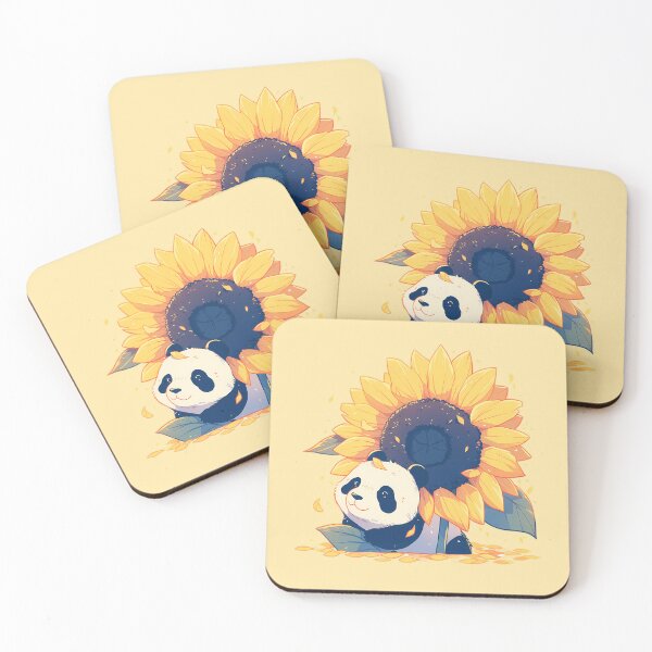 Item preview, Panda Bear and Sunflower designed and sold by WoollenLlama.