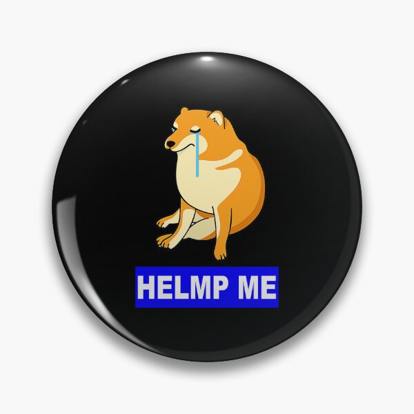 Item preview, Cheems Cry'n Meme Doge designed and sold by mengekon.