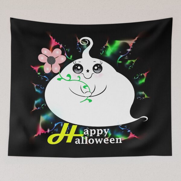 Item preview, Chubby Spook on Halloween Night designed and sold by Shirley cute art .