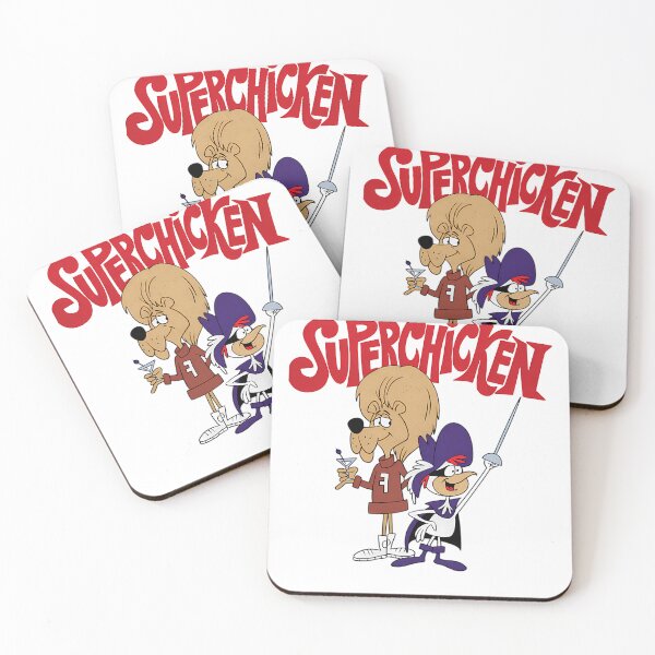 Item preview, Tri.bute to Jay Ward's Cla.ssic Super Chicken Cartoon with Superchicken and Fred designed and sold by RobertAndree.