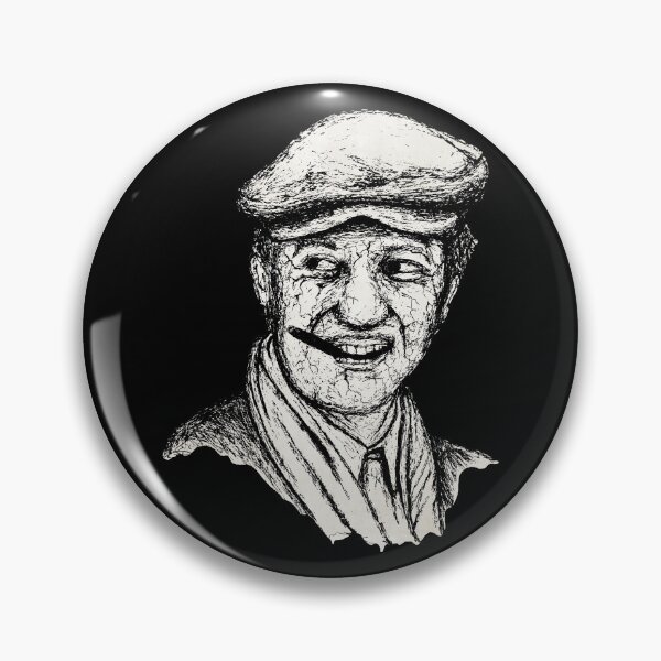 Item preview, Jean-Paul Belmondo Portrait - Vintage Gangster Movie Ink Drawing designed and sold by surmind.
