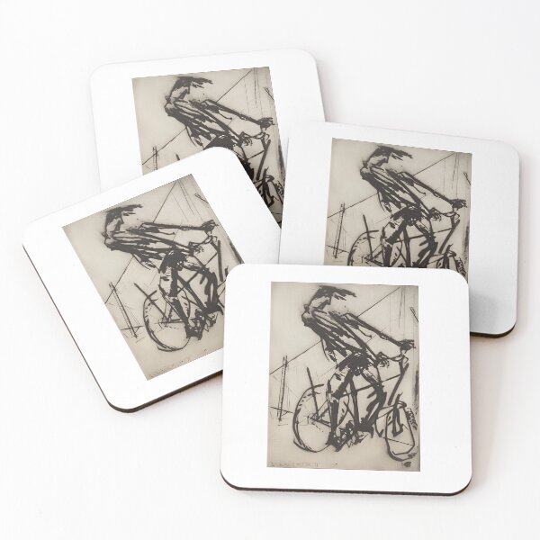 Item preview, Cyclist in Motion, Black Ink Energy Study designed and sold by meltenrevertv.