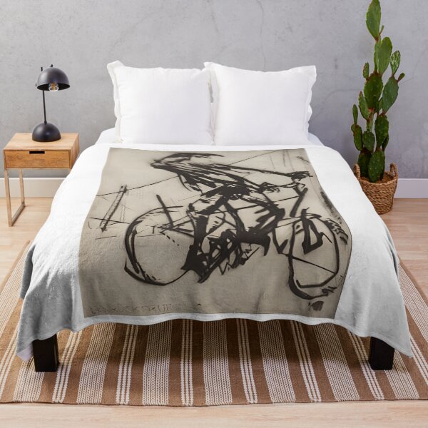 Item preview, Cyclist in Motion, Black Ink Energy Study designed and sold by meltenrevertv.