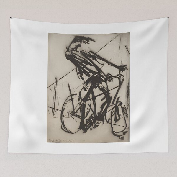 Item preview, Cyclist in Motion, Black Ink Energy Study designed and sold by meltenrevertv.
