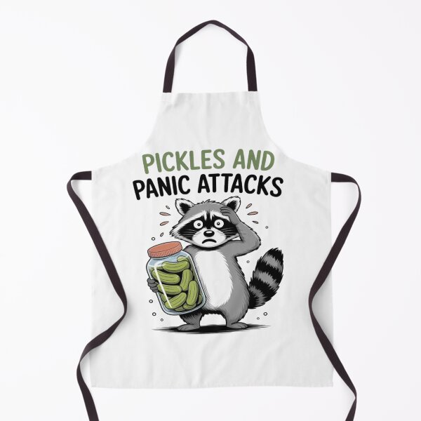Item preview, Pickle Cucumber Pickles & Panic Attacks Raccoon designed and sold by CraftyCuttable.