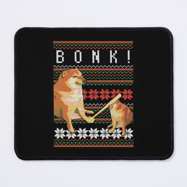 Item preview, Cheems Doge Bonk Meme Ugly Christmas Sweater Style designed and sold by mengekon.