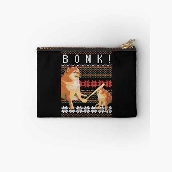 Aperçu de l'œuvre Cheems Doge Bonk Meme Style de pull de Noël laid créée et vendue par mengekon.