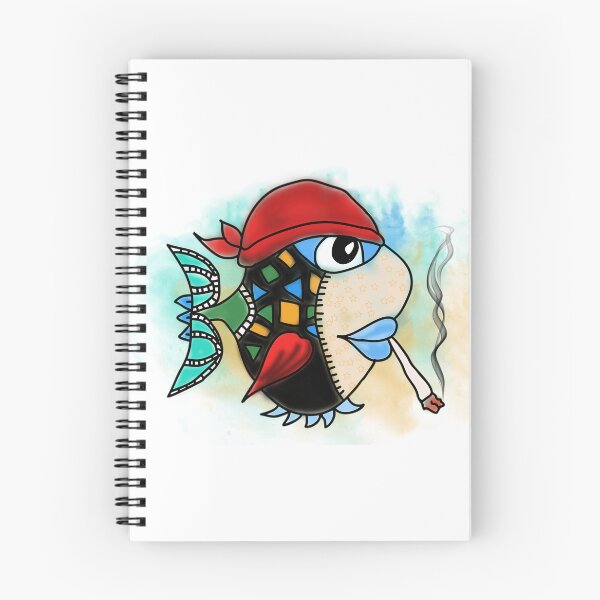 Item preview, Mosaic Fish With Red Bandana designed and sold by GGrizeldaRivas.