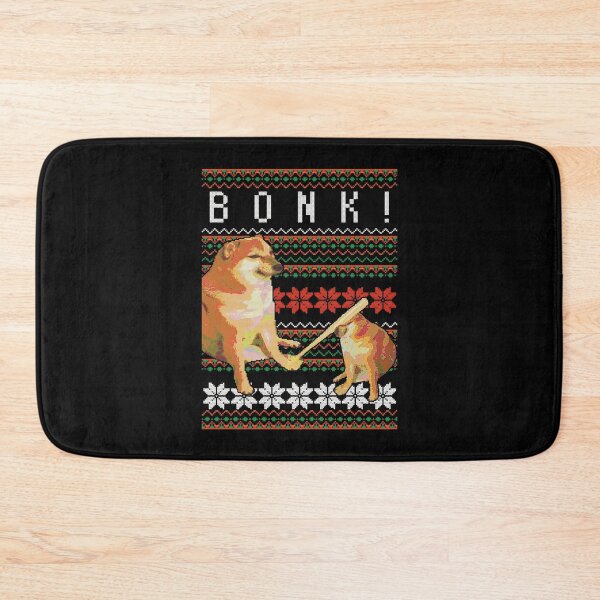 Item preview, Cheems Doge Bonk Meme Ugly Christmas Sweater Style designed and sold by mengekon.