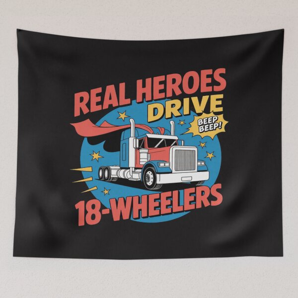 Item preview, Real Heroes Drive 18-Wheelers Truck designed and sold by CraftyCuttable.