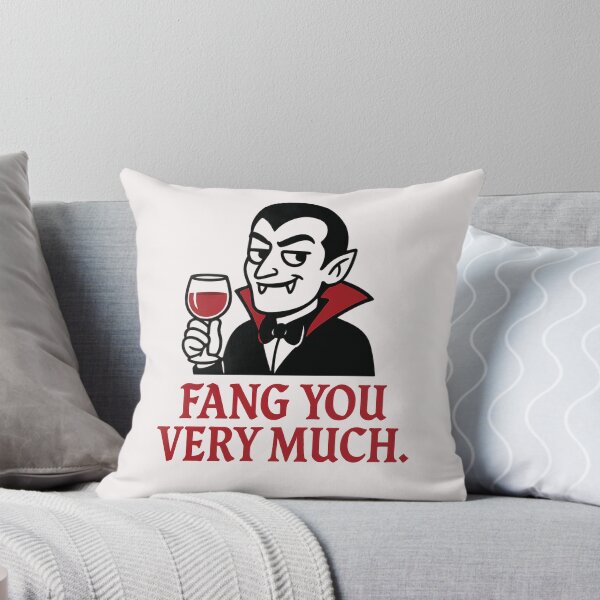 Item preview, Fang You Very Much | Funny Vampire Halloween Design designed and sold by Bratak.