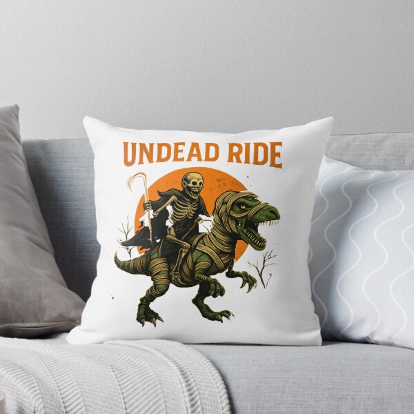 Item preview, Undead Ride – Skeleton Raptor Halloween Adventure designed and sold by Wear Sculpt.