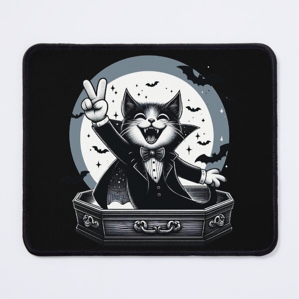 Item preview, Vampire Kitty Peace Sign4 designed and sold by HappyHavenStu.
