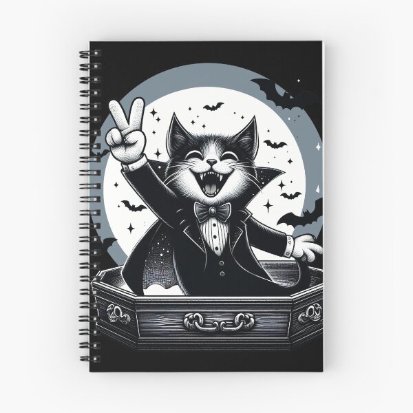 Item preview, Vampire Kitty Peace Sign4 designed and sold by HappyHavenStu.