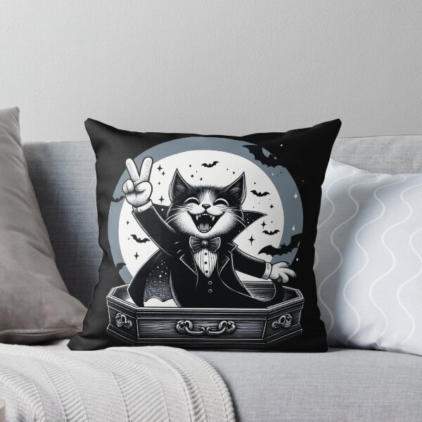 Item preview, Vampire Kitty Peace Sign4 designed and sold by HappyHavenStu.
