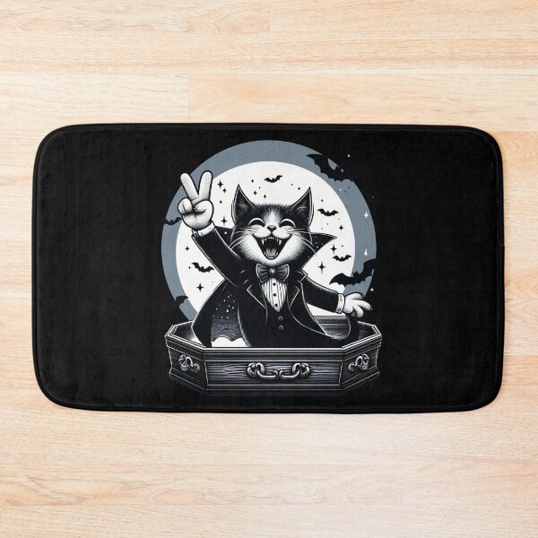 Item preview, Vampire Kitty Peace Sign4 designed and sold by HappyHavenStu.