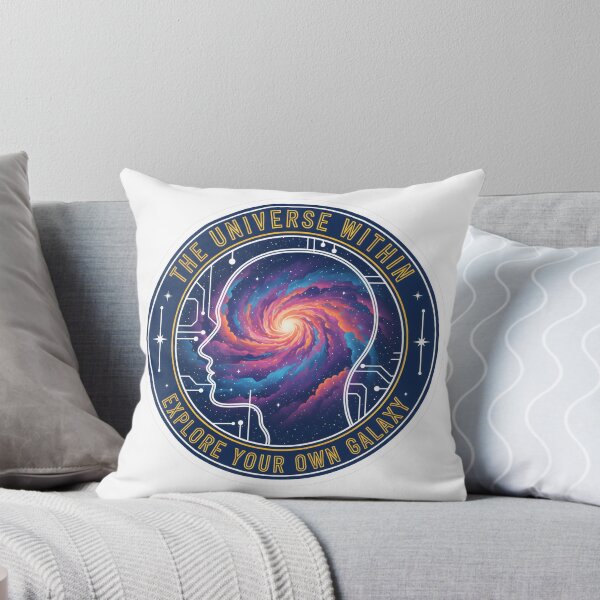 Item preview, The Universe Within - Explore Your Own Galaxy - Psychedelic Circuit Brain Art designed and sold by RedDelaney.