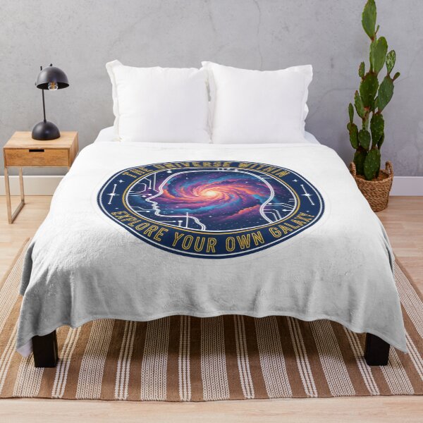 Item preview, The Universe Within - Explore Your Own Galaxy - Psychedelic Circuit Brain Art designed and sold by RedDelaney.
