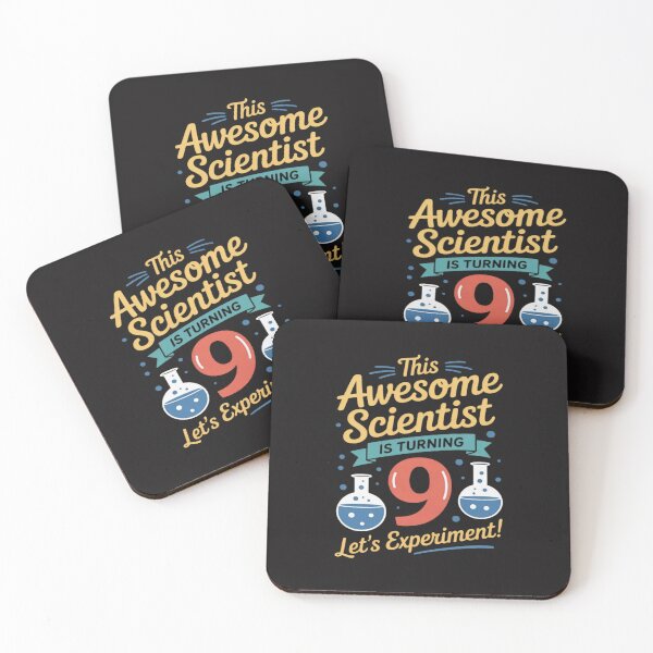 Item preview, Scientist 9 Birthday Party Experiment Science STEM Chemist designed and sold by CraftyCuttable.
