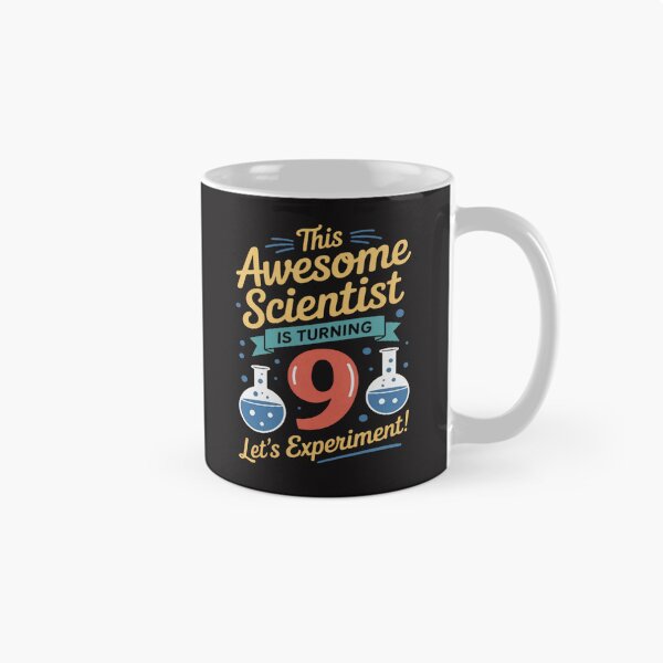 Item preview, Scientist 9 Birthday Party Experiment Science STEM Chemist designed and sold by CraftyCuttable.