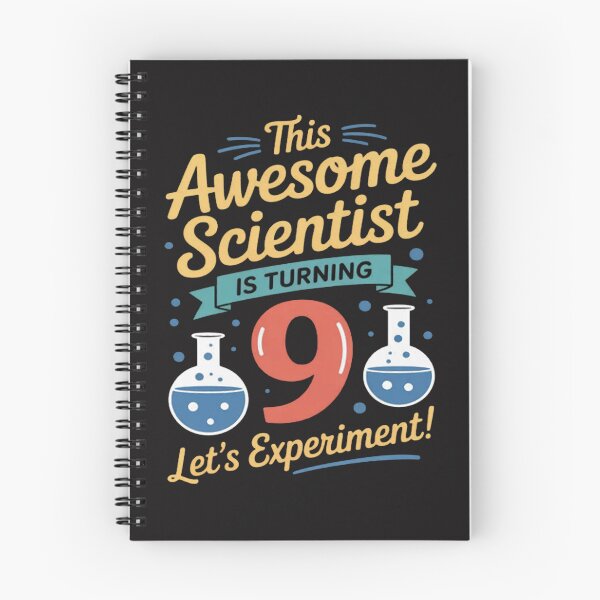 Item preview, Scientist 9 Birthday Party Experiment Science STEM Chemist designed and sold by CraftyCuttable.