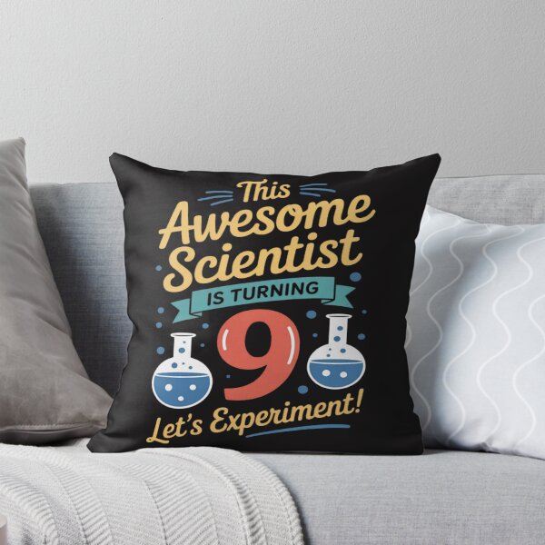 Item preview, Scientist 9 Birthday Party Experiment Science STEM Chemist designed and sold by CraftyCuttable.