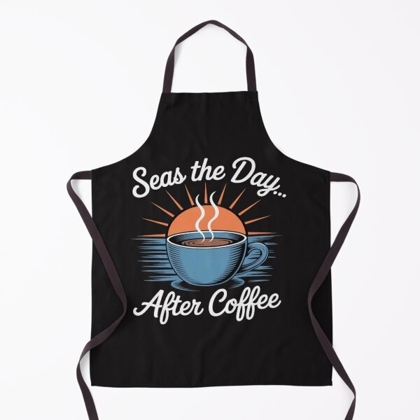 Item preview, Seas the Day After Coffee Nautical designed and sold by CraftyCuttable.