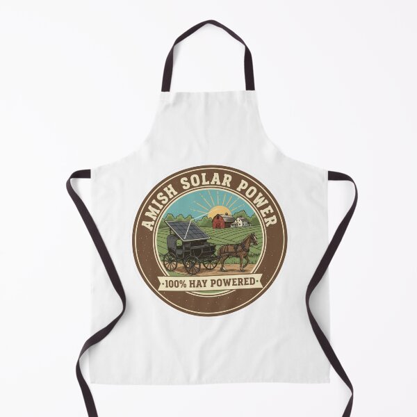 Item preview, Funny Amish Solar Power Buggy Sticker - 100% Hay Powered designed and sold by RedDelaney.