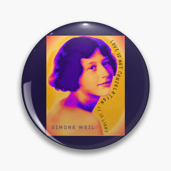 Item preview, Simone Weil quote: Love is not consolation. It is light. designed and sold by artbleed.