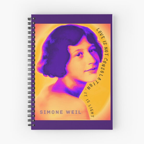 Item preview, Simone Weil quote: Love is not consolation. It is light. designed and sold by artbleed.