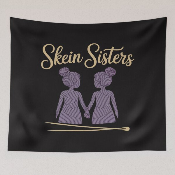 Item preview, Skein Sisters Gold Purple Crochet Yarn Silhouette designed and sold by CraftyCuttable.