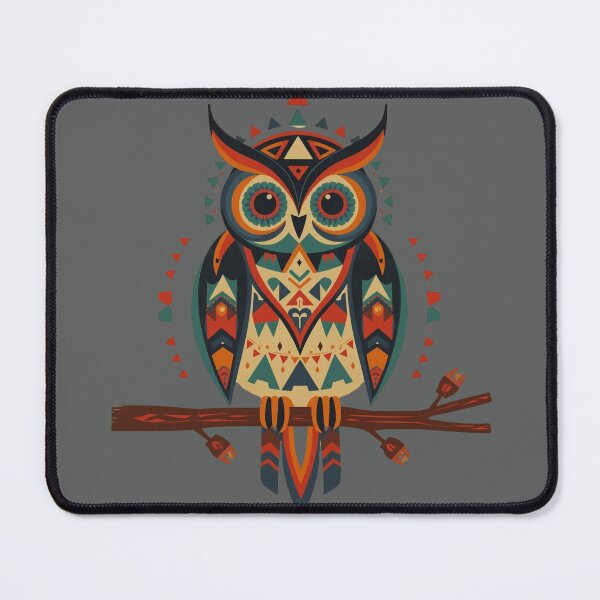 Item preview, Sacred Owl – Geometric Tribal Design Inspired by Native American Art designed and sold by TheDreamAtelier.