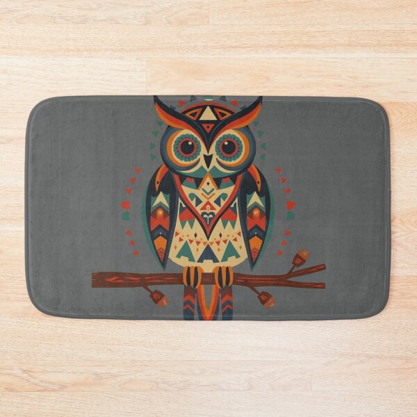 Item preview, Sacred Owl – Geometric Tribal Design Inspired by Native American Art designed and sold by TheDreamAtelier.