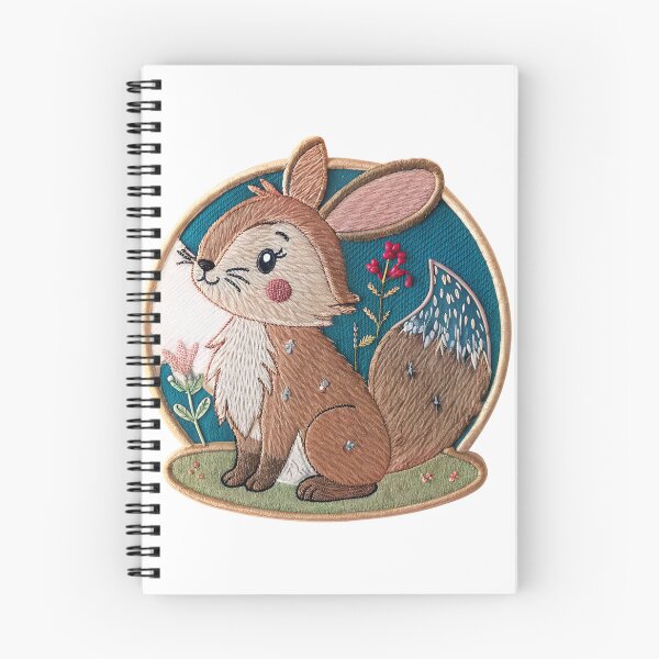 Item preview, Adorable embroidered bunny artwork brings whimsical charm, perfect for children's designs, greeting cards, or cute animal-themed projects that need a touch of handmade love designed and sold by mobiza1000.