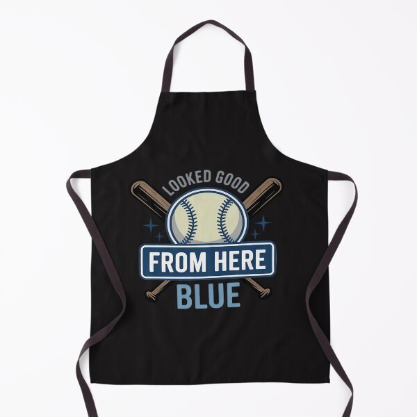 Item preview, Softball Mom Funny Looked Good From Here Blue designed and sold by CraftyCuttable.