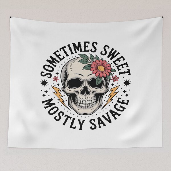 Item preview, Sometimes Sweet Mostly Savage, Sarcastic Snarky  designed and sold by CraftyCuttable.