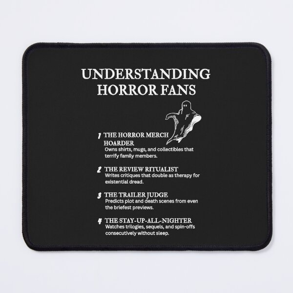 Item preview, Understanding Horror Fans – Four Definitions of Fear and Fun – Black designed and sold by PsyFlow35.